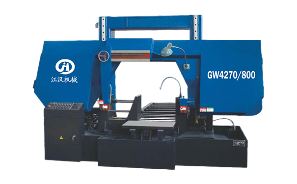 企石镇GW4270/800双柱龙门卧式带锯床